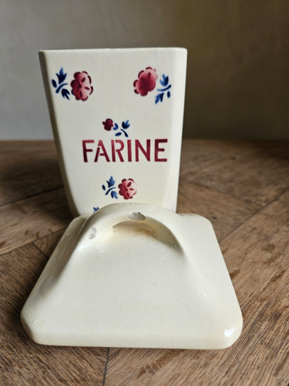 Pot à épices Badonviller, petites fleurs