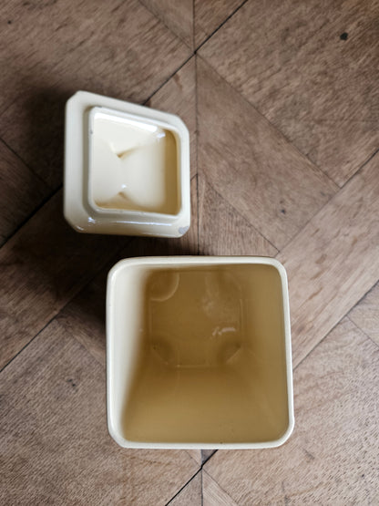 Pot à épices Badonviller, petites fleurs