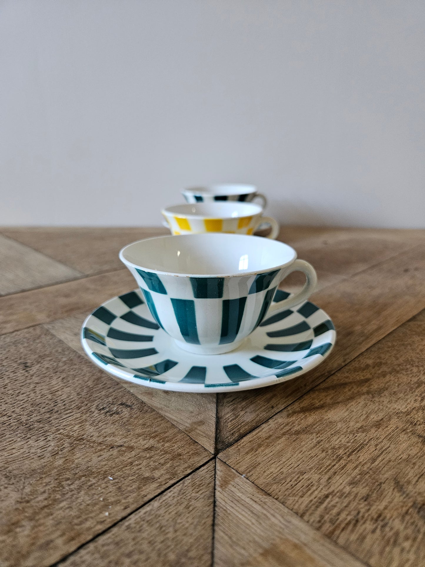 Tasse à damier Digoin