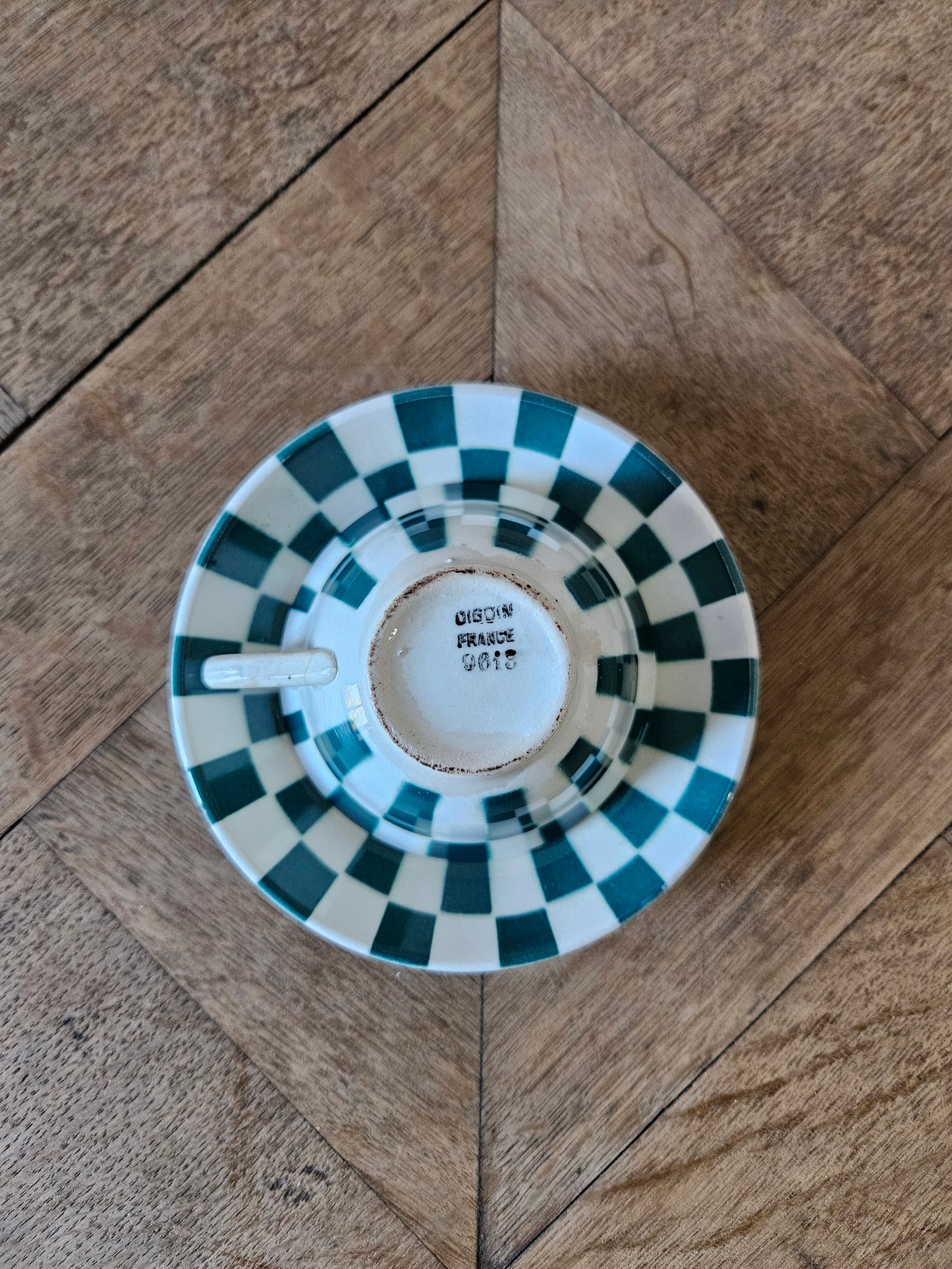 Tasse à damier Digoin