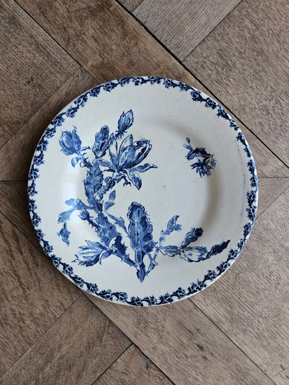 Assiette plate Gien, Cactus