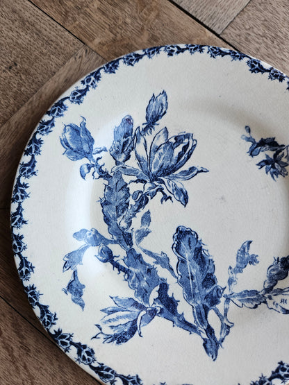 Assiette plate Gien, Cactus