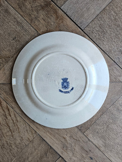 Assiette plate Gien, Cactus