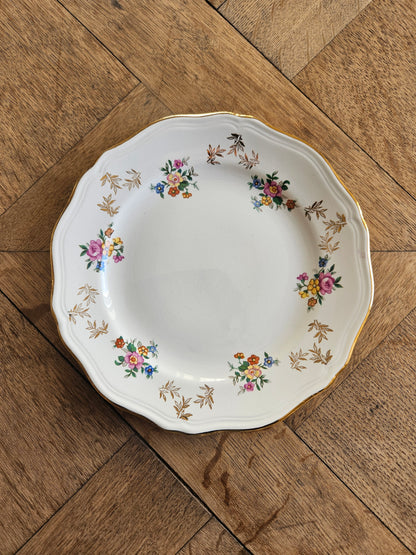 Assiettes à dessert L’Amandinoise, petites fleurs