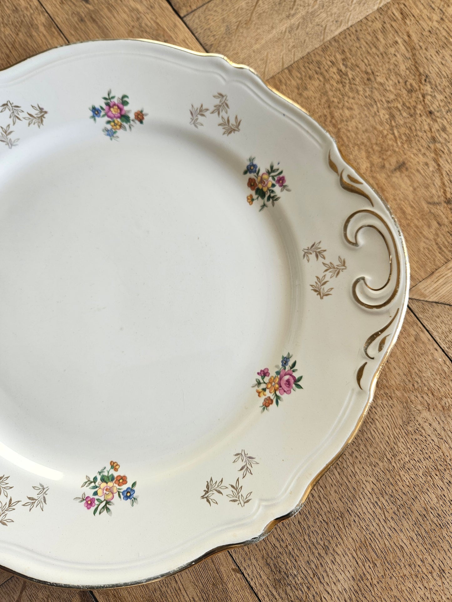 Plat à tarte L’Amandinoise, petites fleurs