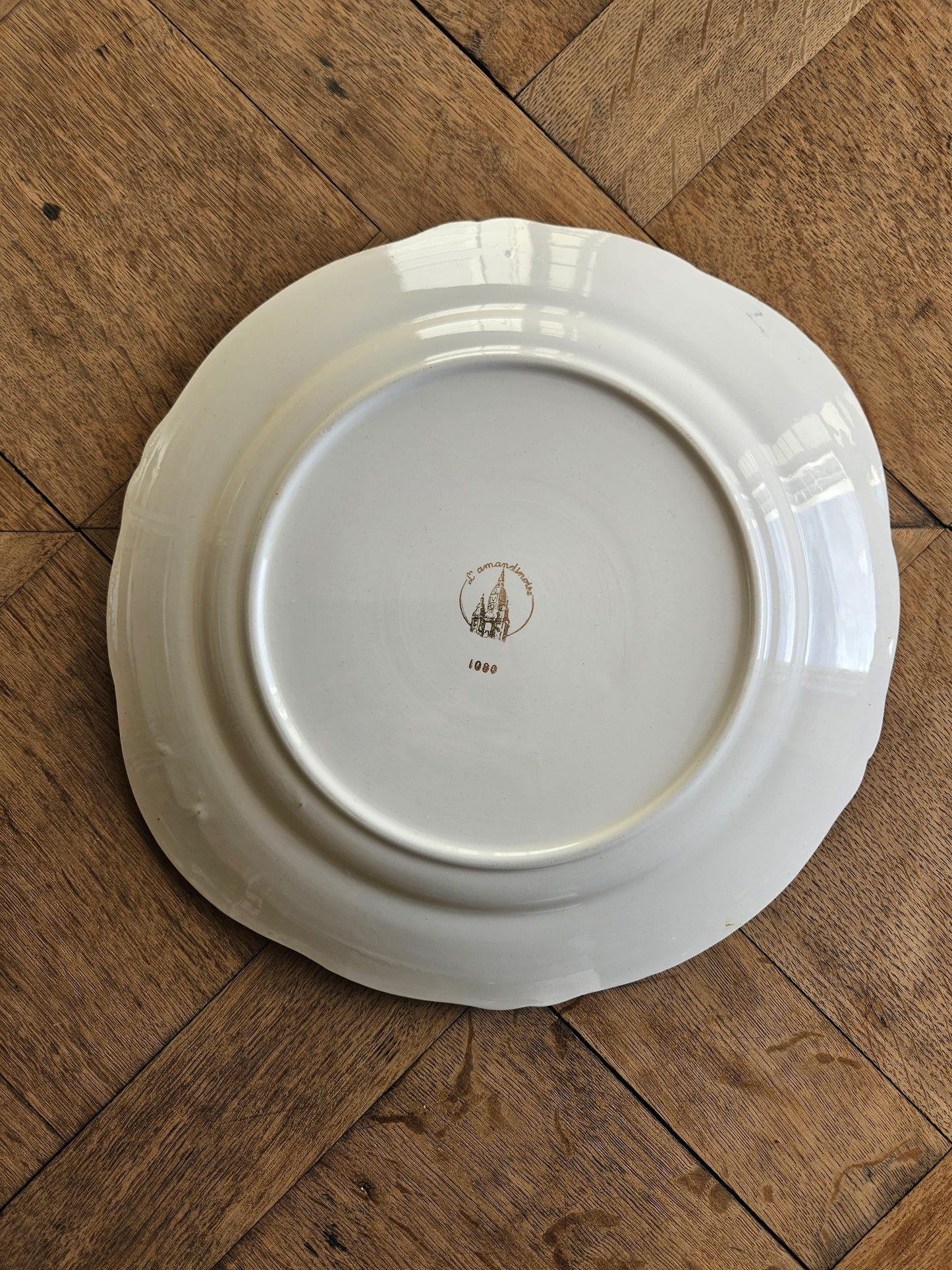 Plat à tarte L’Amandinoise, petites fleurs