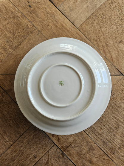 Saucière vintage en porcelaine, petites fleurs