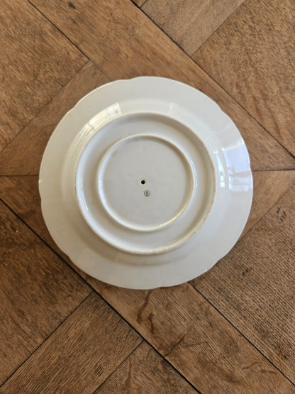 Saucière vintage en porcelaine, bouquets de fleurs