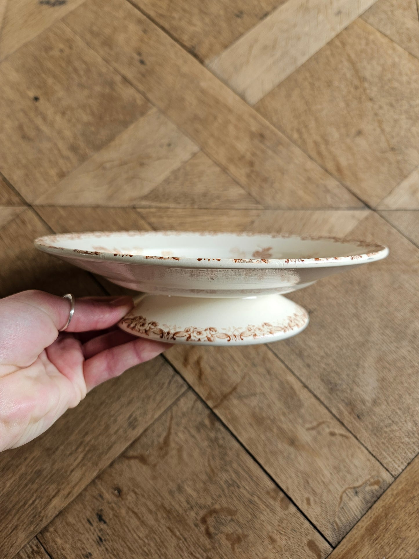 Assiette sur pied HB & Cie, Lucie #1