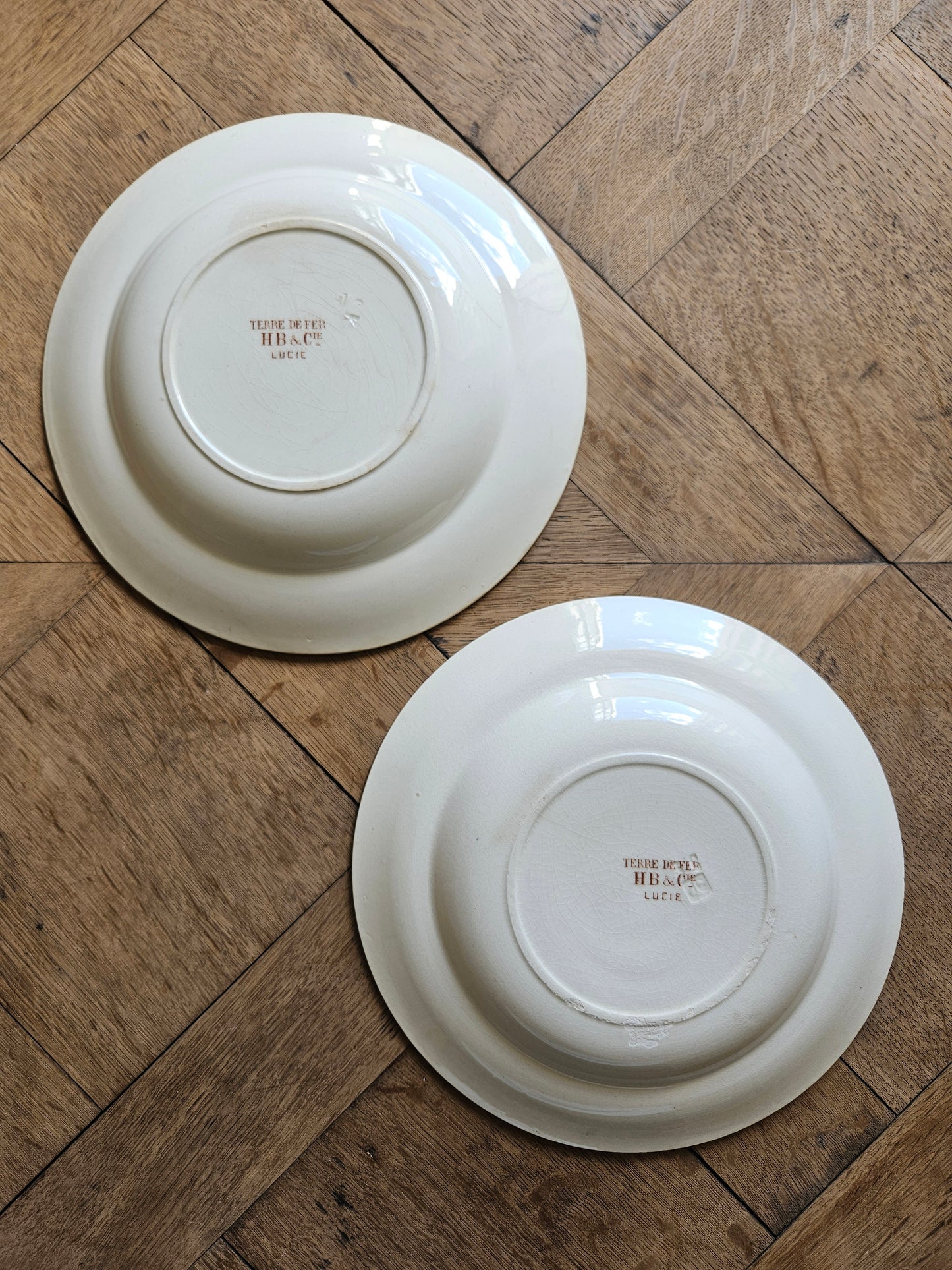 Assiettes creuses HB & Cie, Lucie