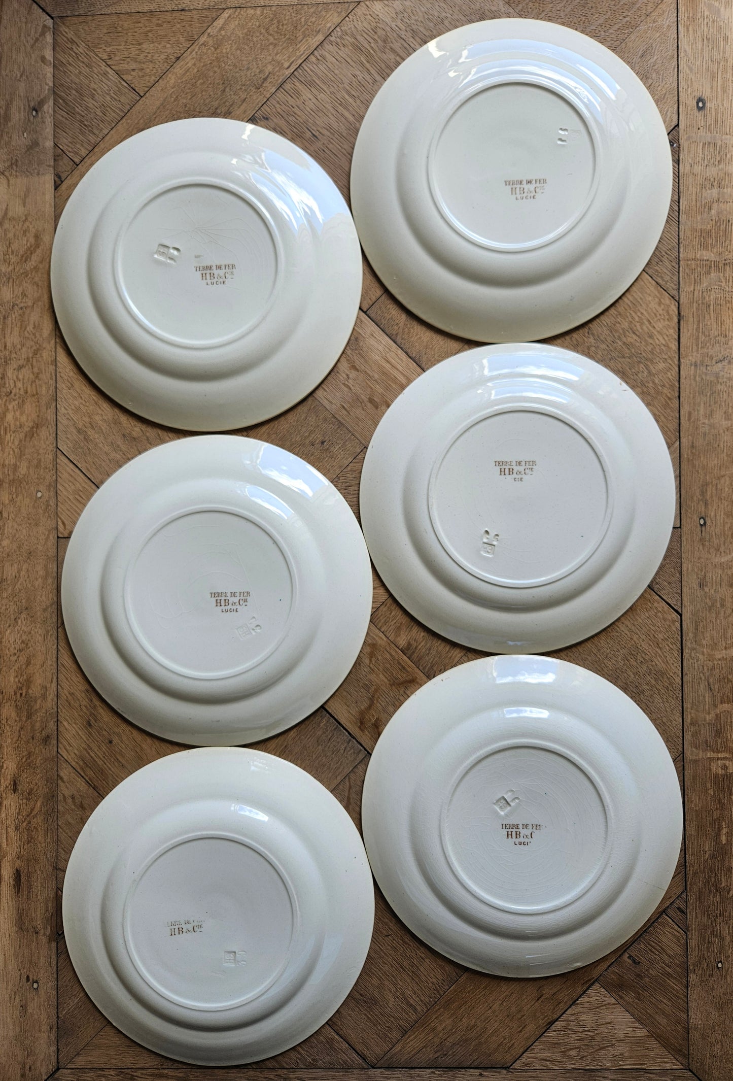 Assiettes plates HB & Cie, Lucie #2