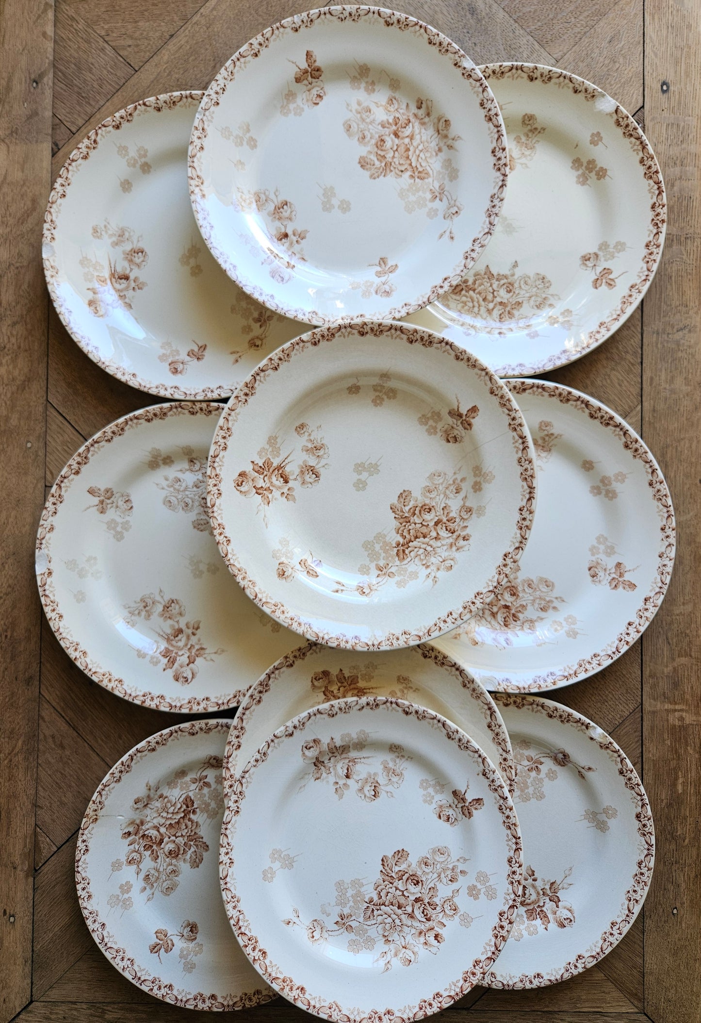 Assiettes abîmées HB & Cie, Lucie