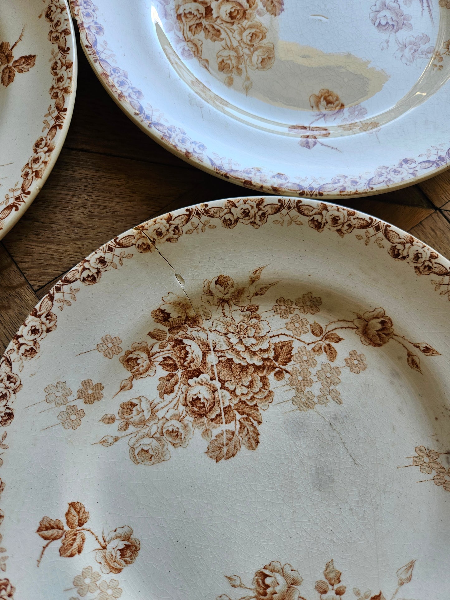 Assiettes abîmées HB & Cie, Lucie