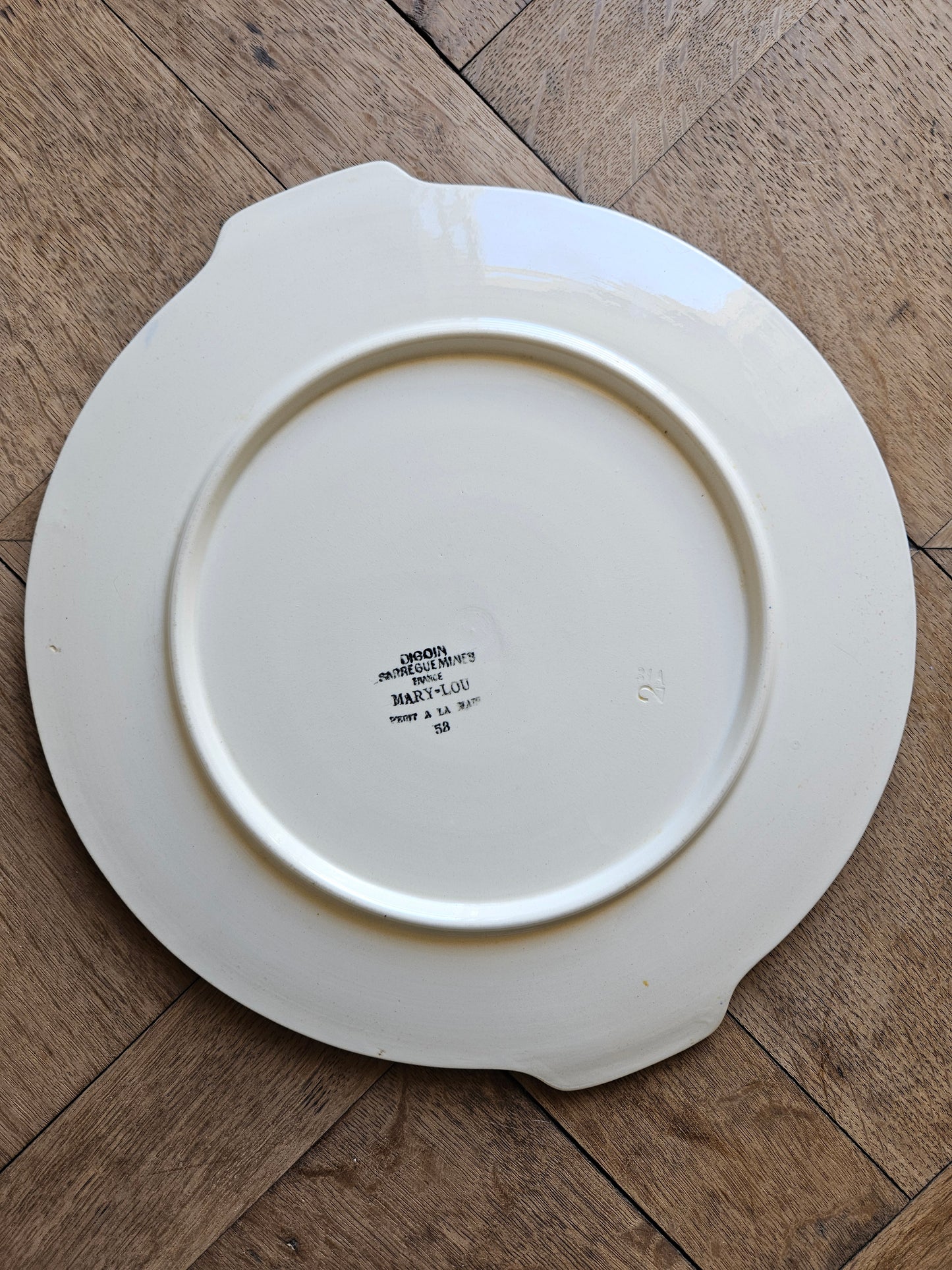 Plat à tarte Digoin, Mary-Lou