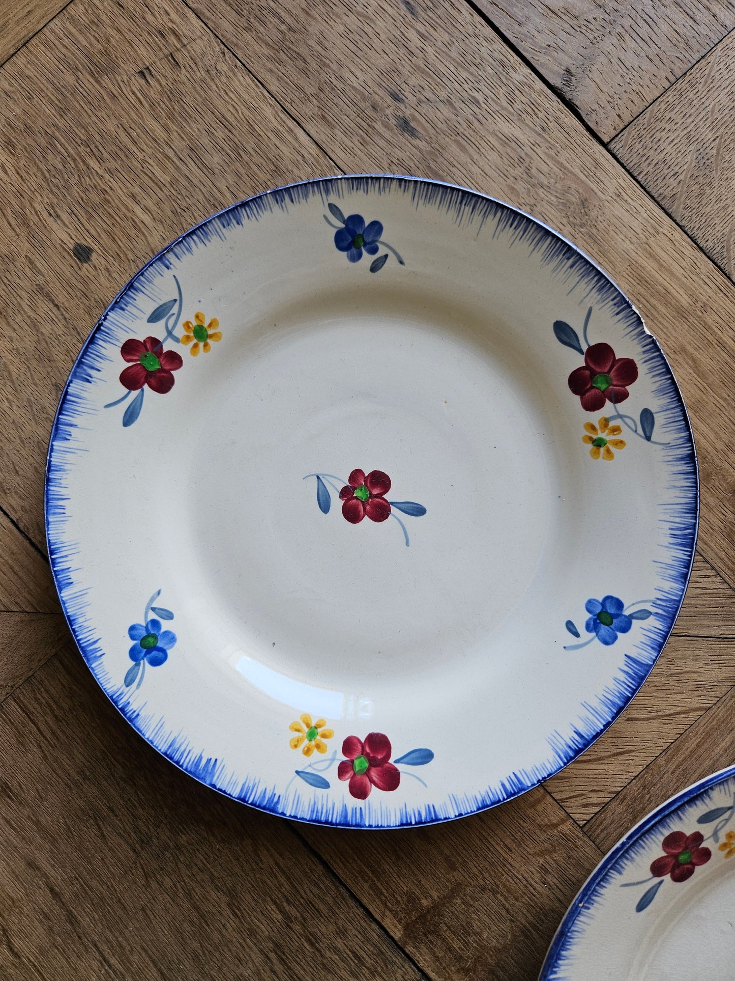 Assiettes à dessert Digoin, Mary-Lou