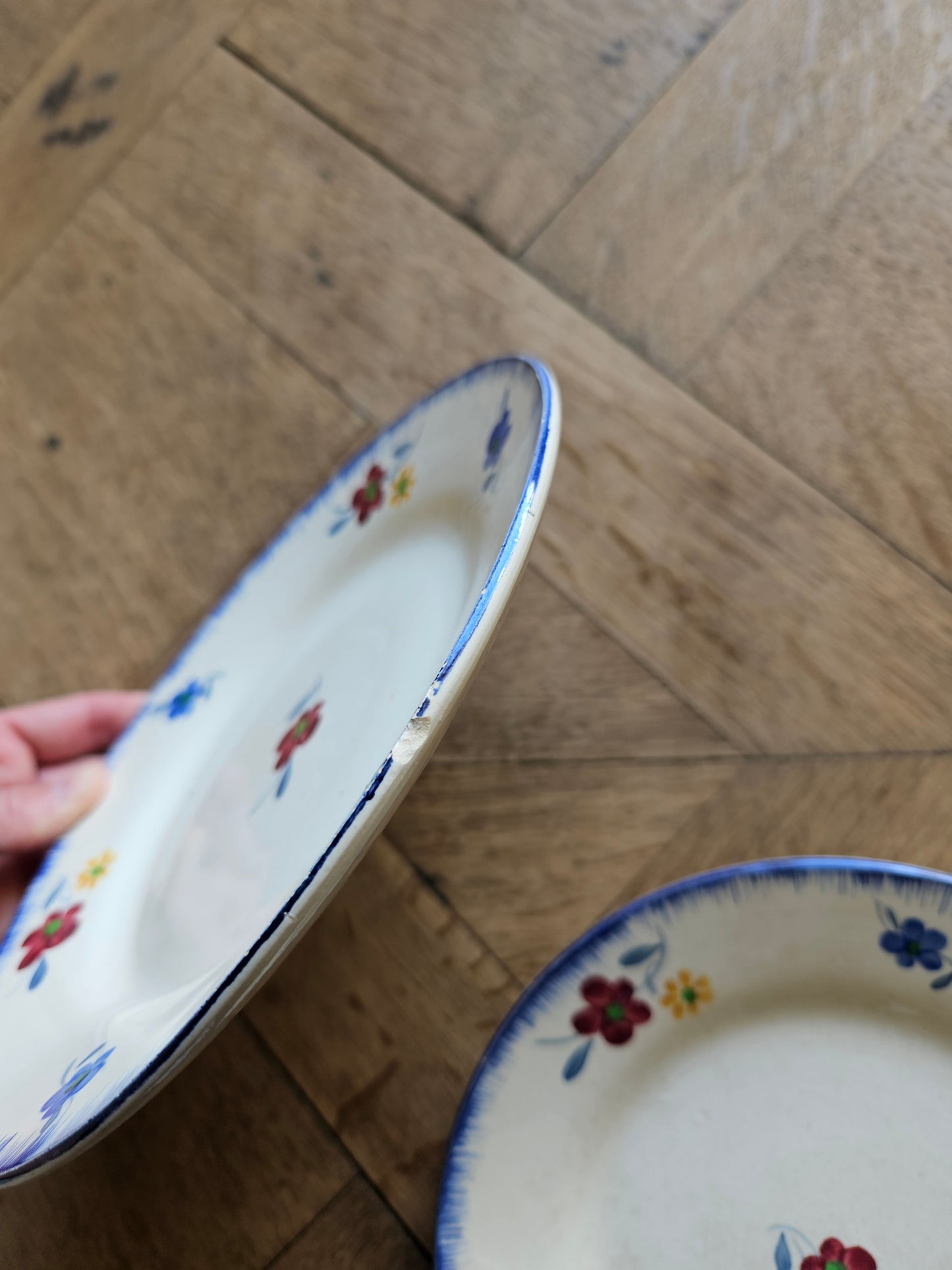 Assiettes à dessert Digoin, Mary-Lou