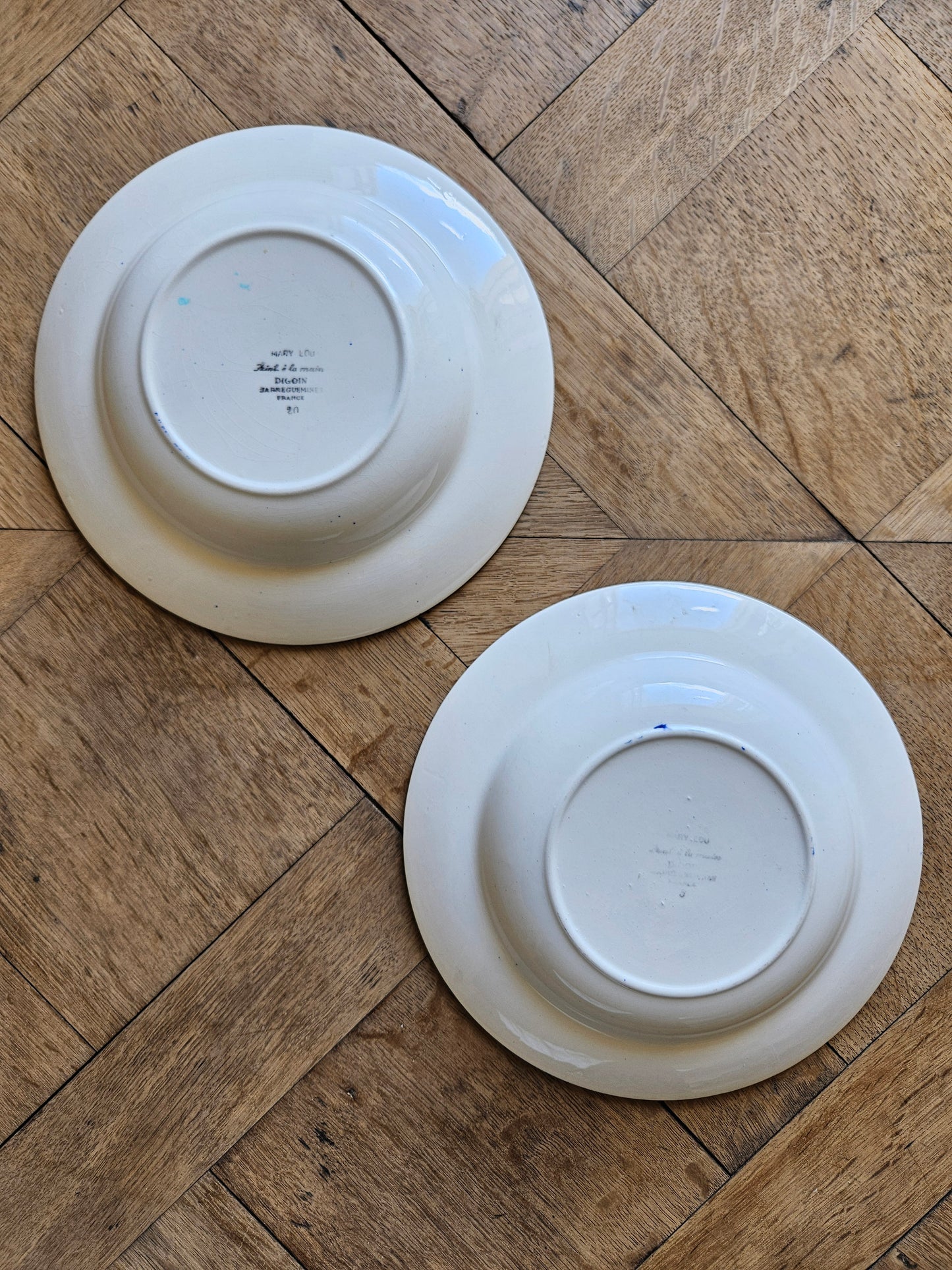 Assiettes creuses Digoin, Mary-Lou