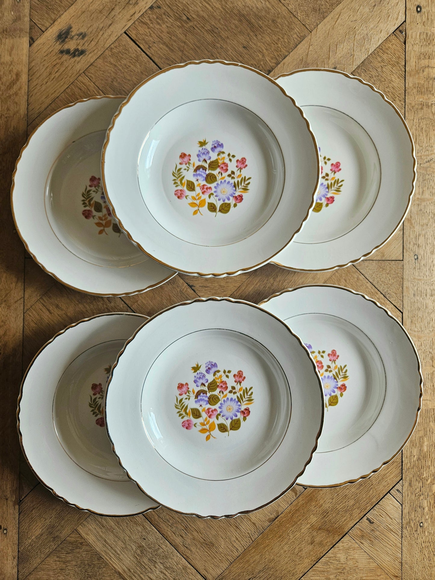 Assiettes creuses Moulin des Loups