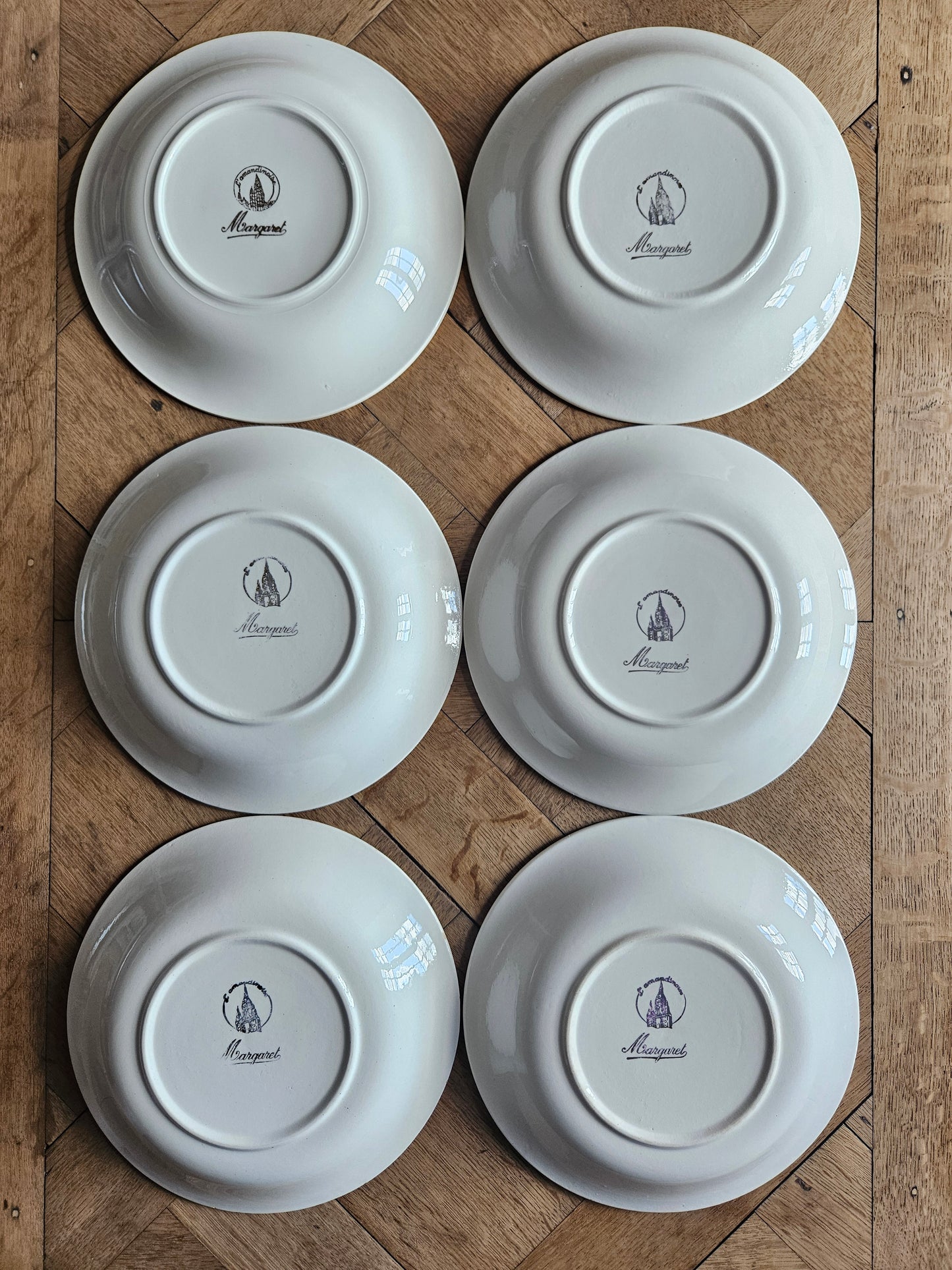 Assiettes creuses L’Amandinoise, Margaret