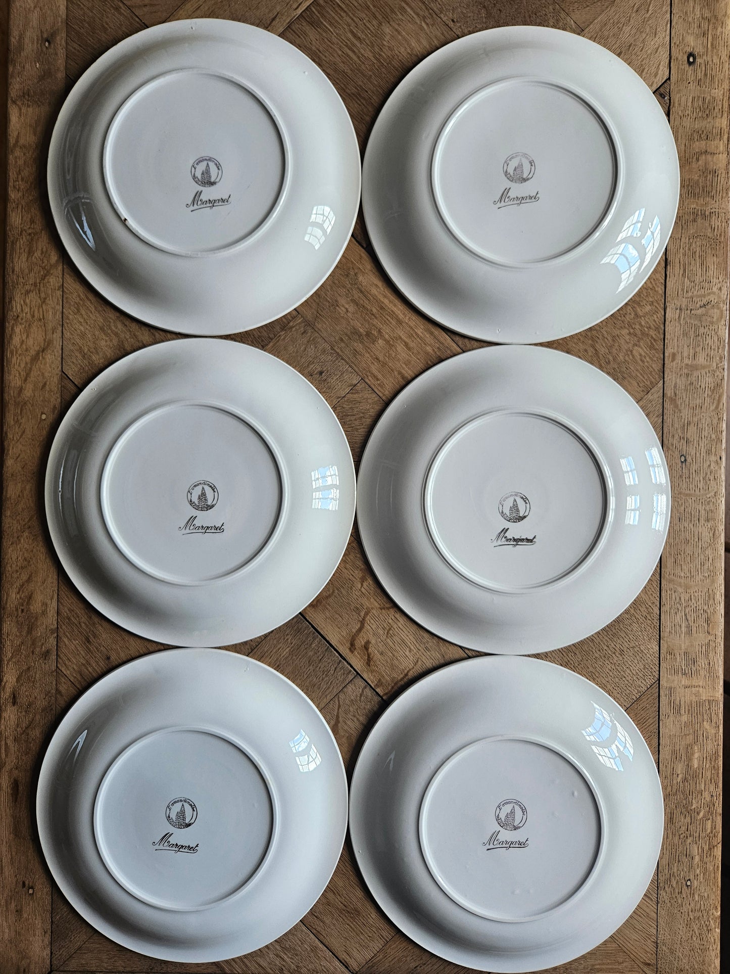 Assiettes plates L’Amandinoise, Margaret