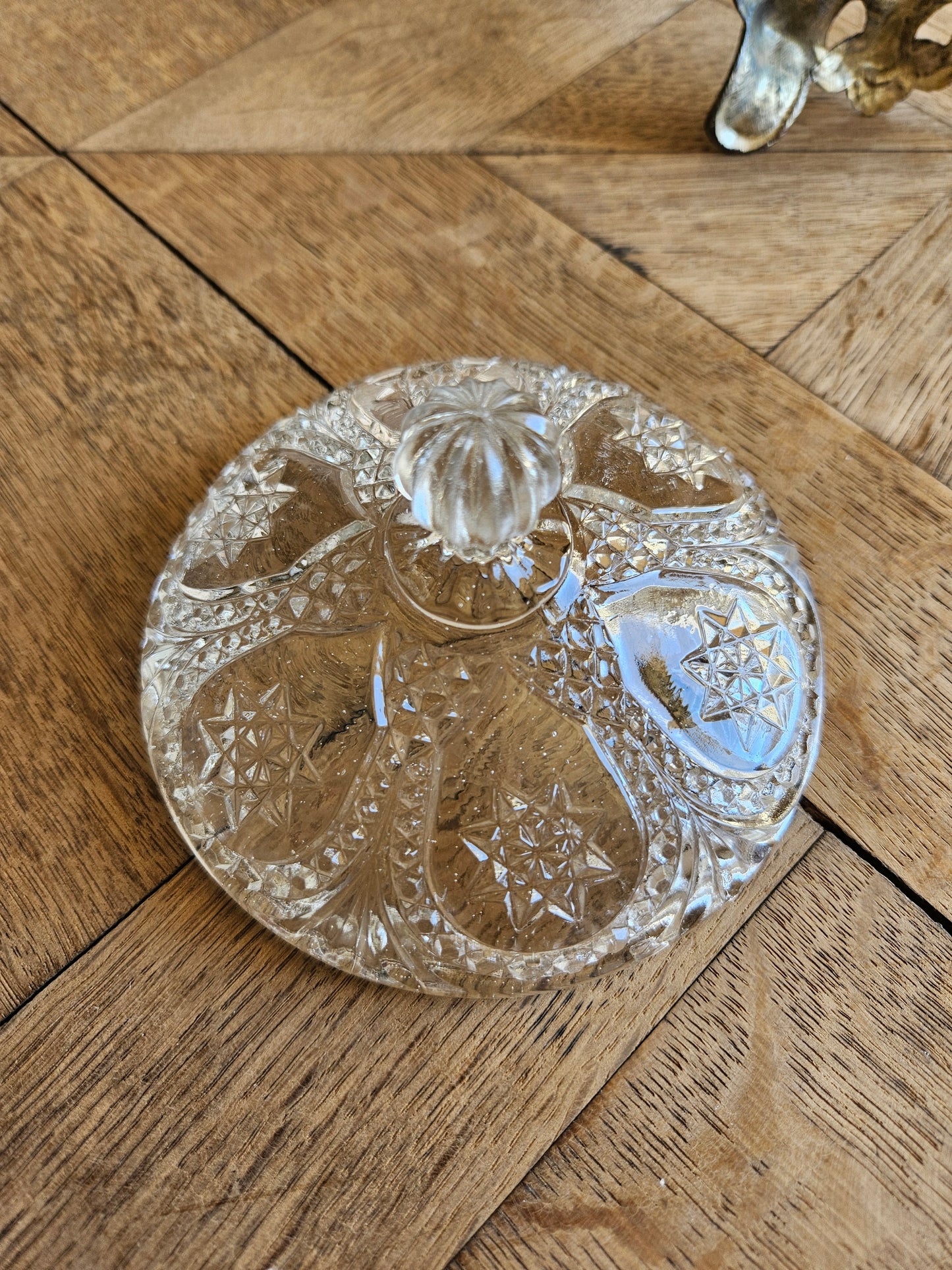 Bonbonnière vintage sur pied
