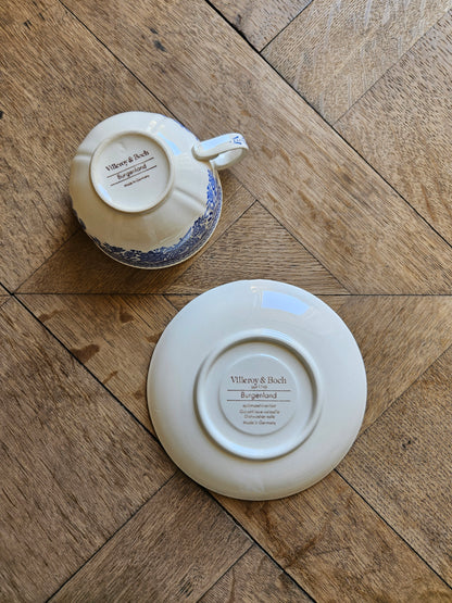 Tasses à thé Villeroy et Boch, Burgenland