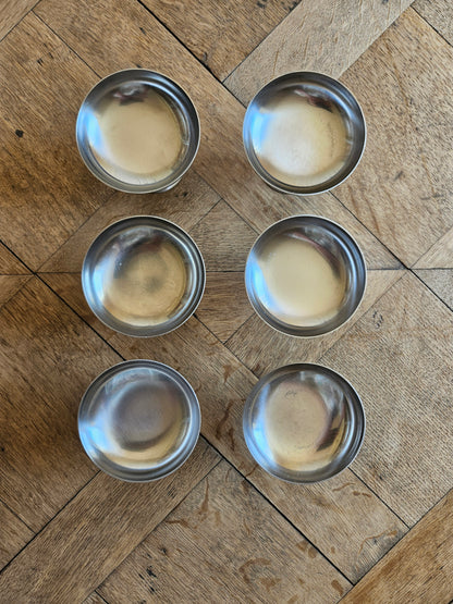 Coupes à dessert en inox