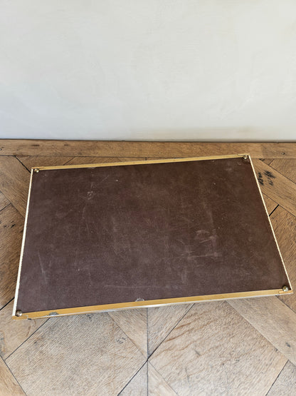Plateau miroir Art Déco