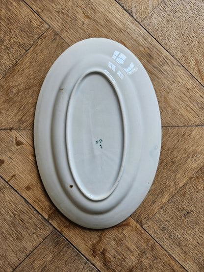 Ravier vintage Badonviller bleu