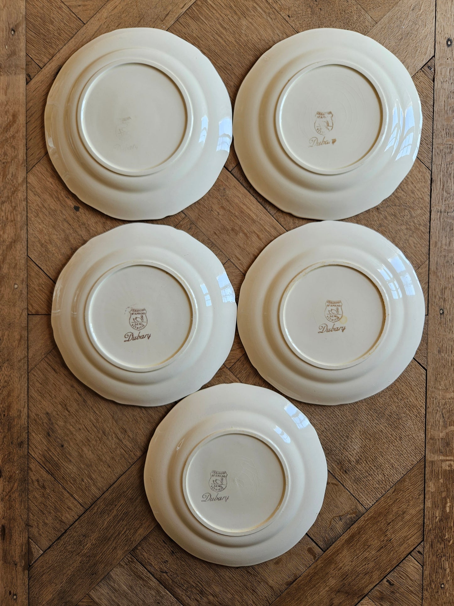 Assiettes à dessert Ceranord, Dubary