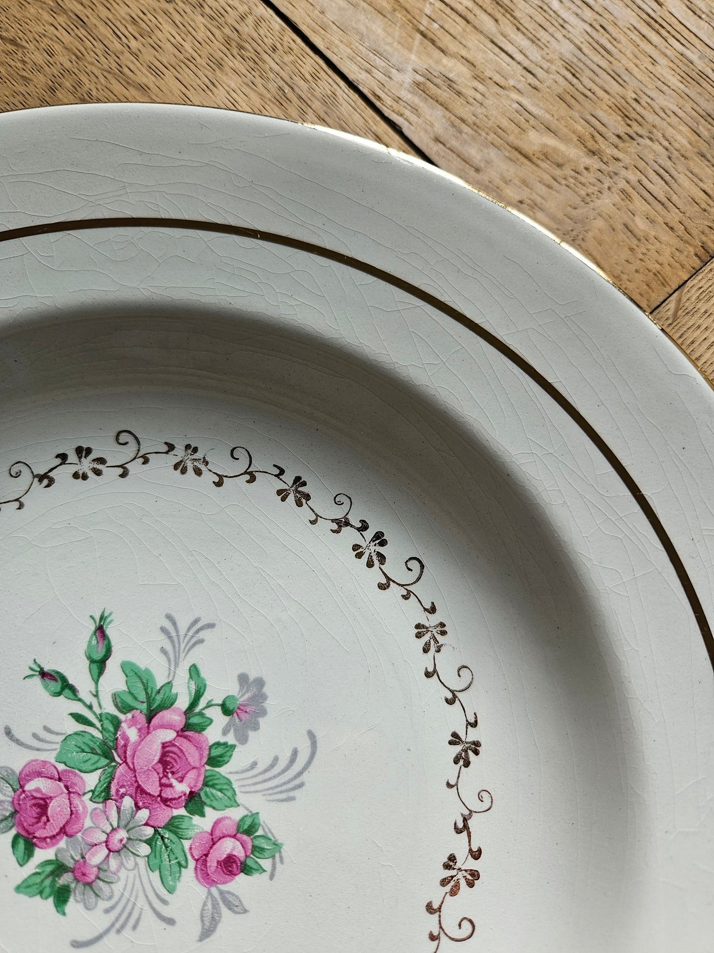 Assiettes creuses dépareillées "Beaugency"