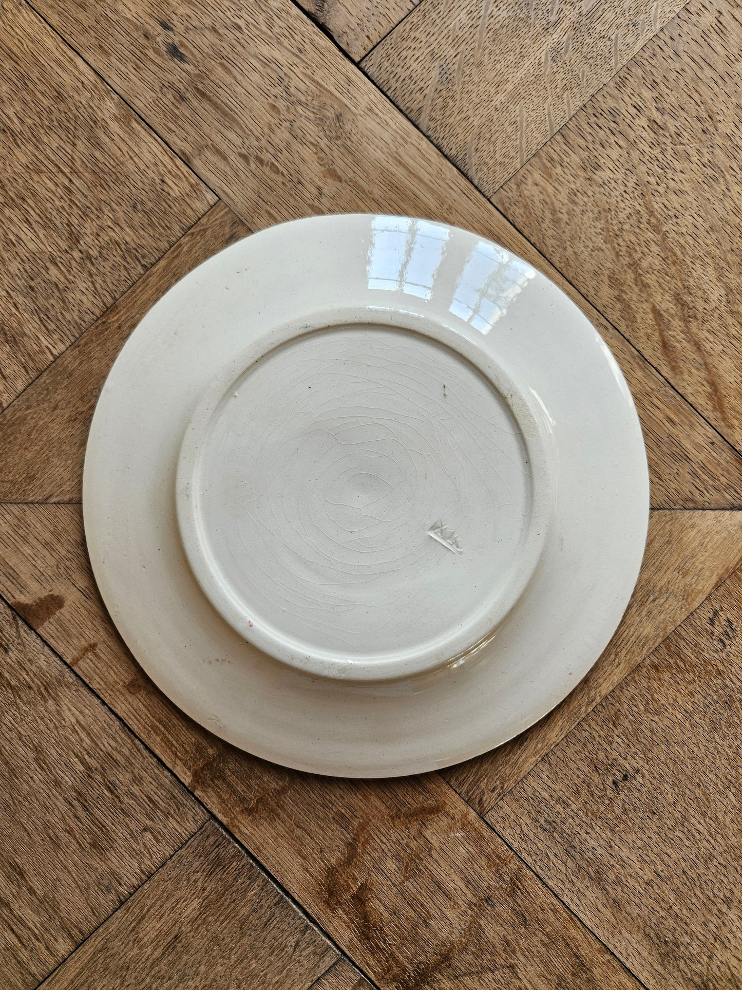 1 assiette à dessert H. Boulenger, Bordeaux