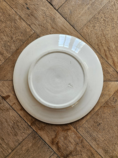1 assiette à dessert H. Boulenger, Bordeaux