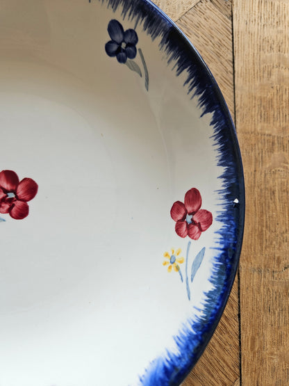 Assiettes calottes Digoin, Mary-Lou