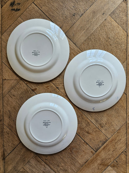 Assiettes plates Digoin, Mary-Lou