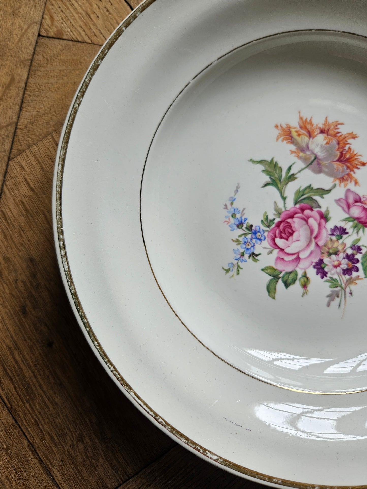 Assiettes creuses vintage 100% dépareillées