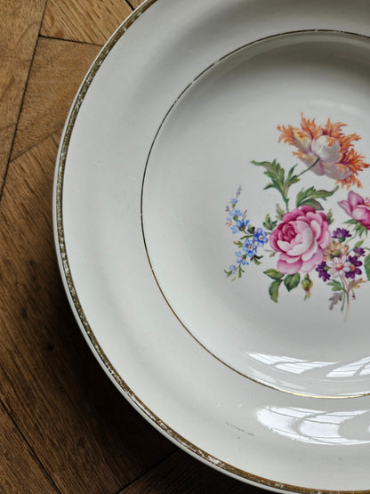 Assiettes creuses vintage 100% dépareillées