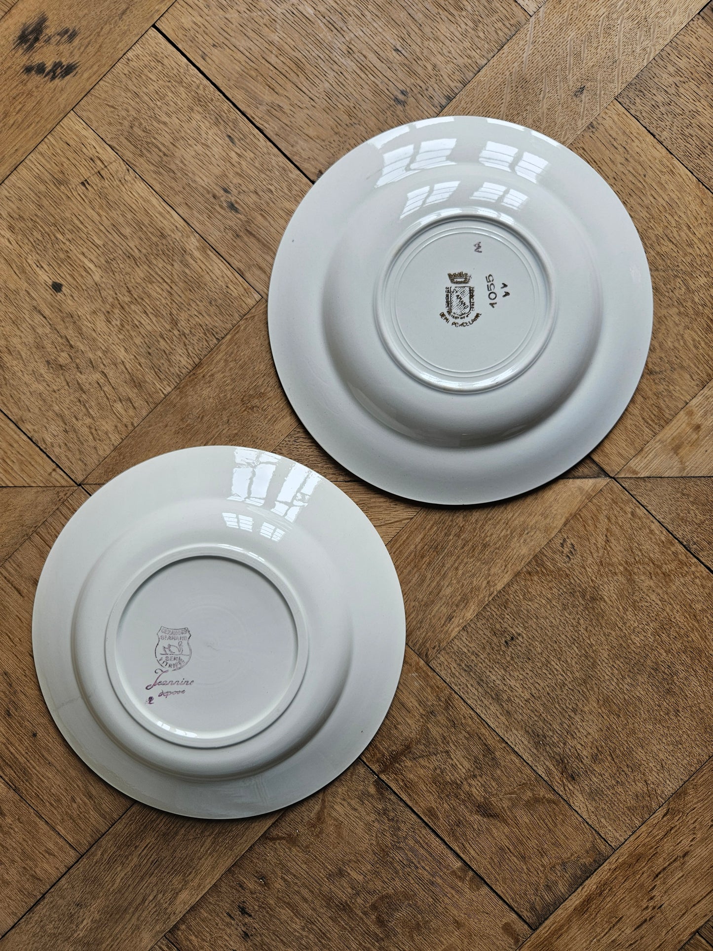 Assiettes creuses vintage 100% dépareillées