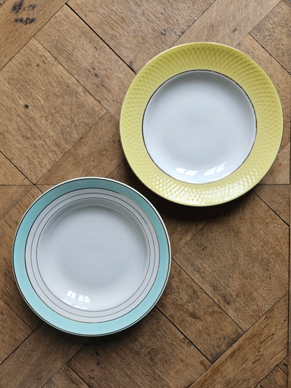 Assiettes creuses vintage 100% dépareillées