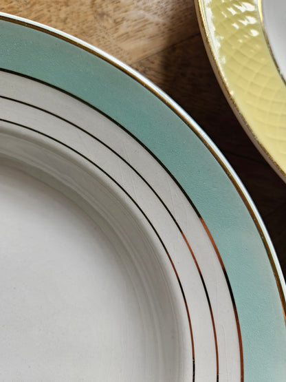 Assiettes creuses vintage 100% dépareillées