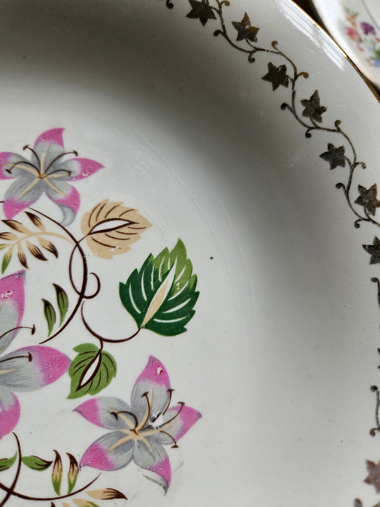 Assiettes creuses vintage 100% dépareillées