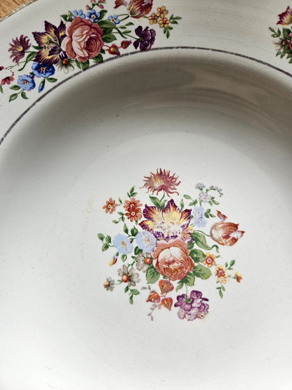 Assiettes creuses vintage 100% dépareillées