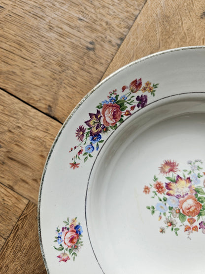 Assiettes creuses vintage 100% dépareillées