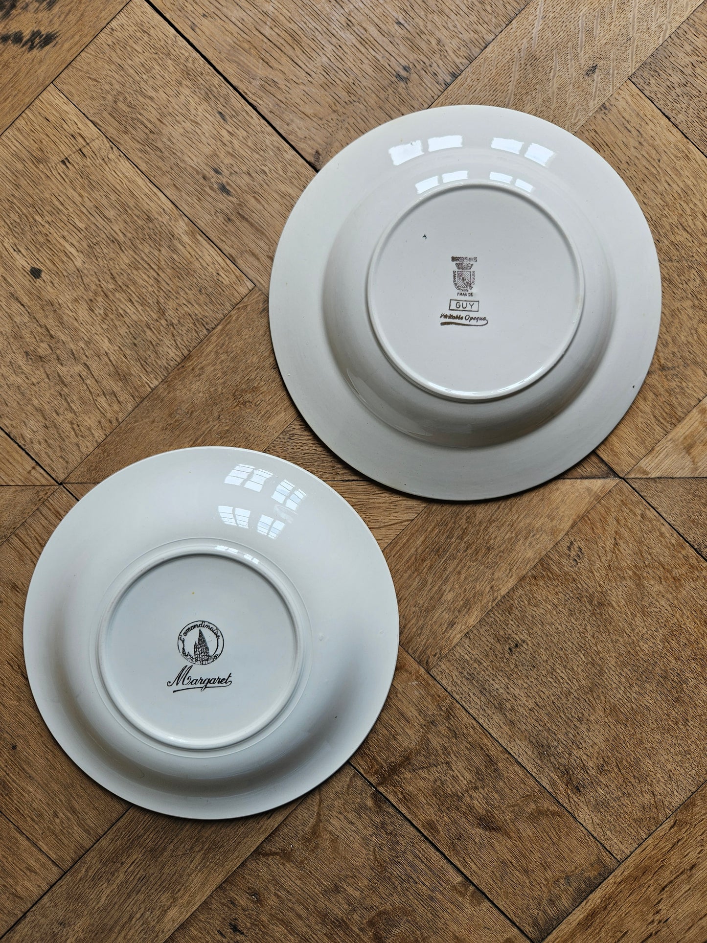 Assiettes creuses vintage 100% dépareillées
