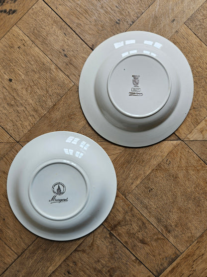 Assiettes creuses vintage 100% dépareillées