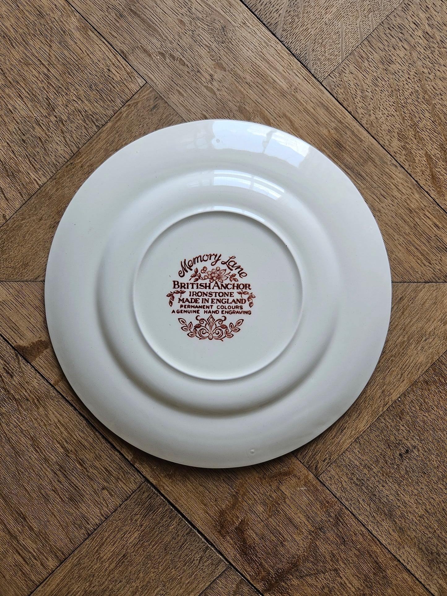 Assiettes à dessert Memory Lane, British Anchor