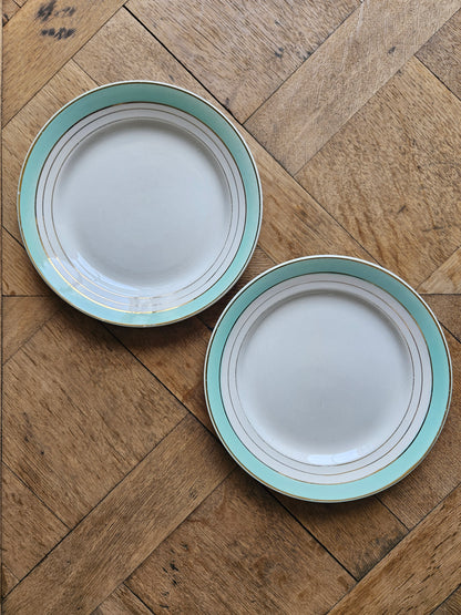 Assiettes plates dépareillées "Perigord"
