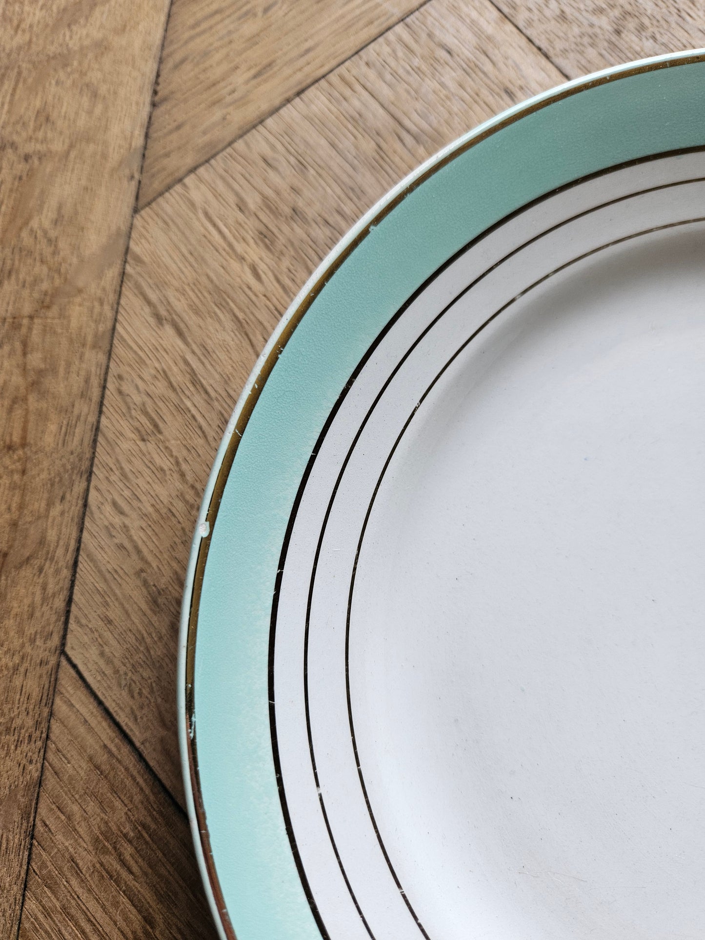Assiettes plates dépareillées "Perigord"