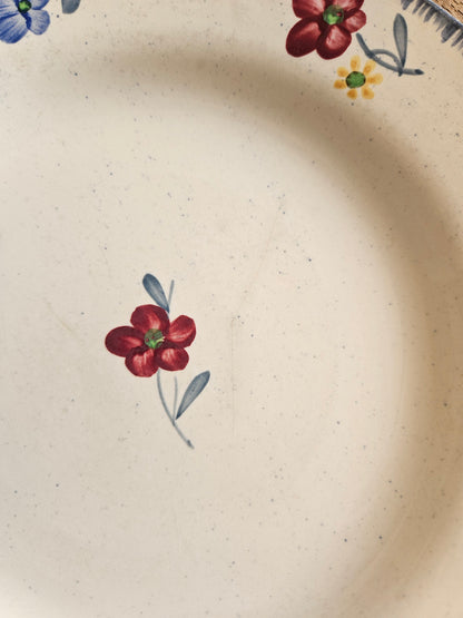 Assiettes plates Digoin, Mary-Lou