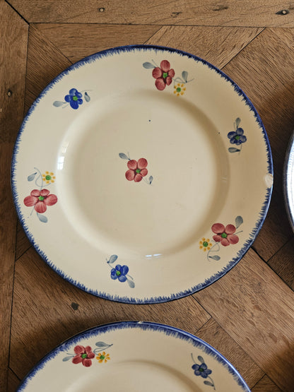 Assiettes plates Digoin, Mary-Lou